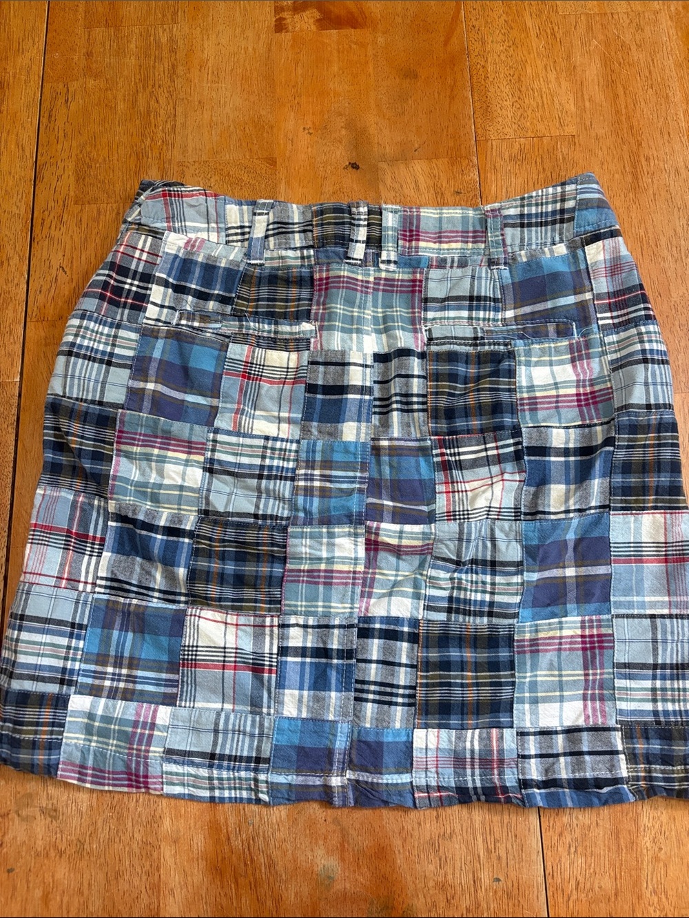 MERONA MADRAS PLAID SKIRT - Picture 5 of 8